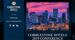 Desktop Screenshot of cobblestoneconference.com