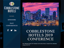 Tablet Screenshot of cobblestoneconference.com